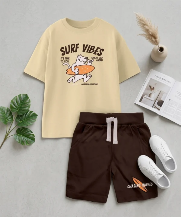 Premium Heavyweight Oversized T-Shirt & Shorts Co-ord Set